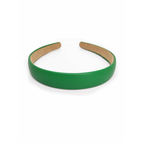 Ободок кожаный зеленый 950₽