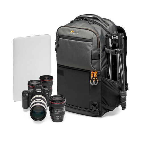 рюкзак lowepro pro trekker rlx 450 aw ii фоторюкзак на колесах серый Lowepro Fastpack Pro BP250 AW III, серый фоторюкзак