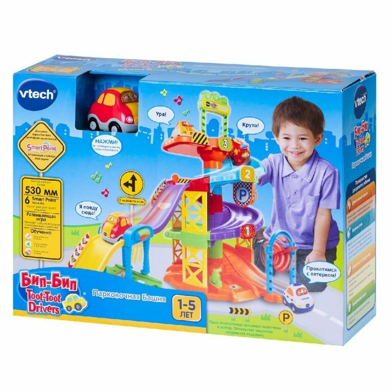 Vtech Игровой набор «Парковочная башня» VTech Бип-Бип Toot-Toot Drivers 80-152766