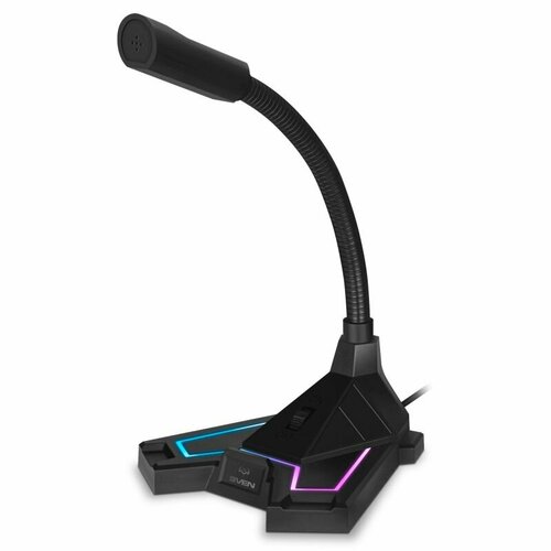 Микрофон SVEN MK-600 RGB USB черный SV-020569 700000₽
