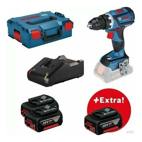 Дрель-шуруповерт Bosch GSR 18 V-60 C 3 x 50 Ah L-Boxx 0615990L8E 68999₽
