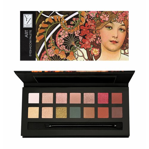 YLLOZURE Палетка теней для век Аrt Eyeshadow Palette, 14 г, 32