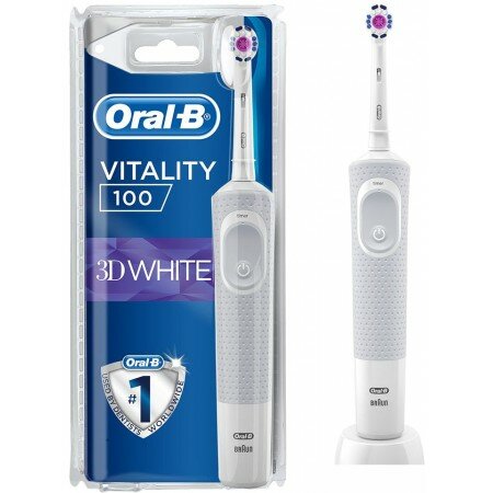 Электрическая зубная щетка Oral-B Vitality 100 3D White D100.413.1 (белый)