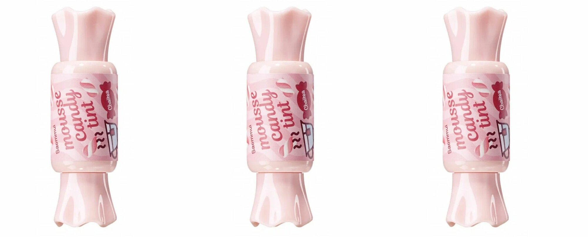 THE SAEM Тинт для губ 06 Saemmul Mousse Candy Tint 06 Chaitea Mousse, 8 гр, 3 шт