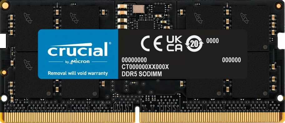 Оперативная память SODIMM 32GB DDR5-4800 Crucial CT32G48C40S5