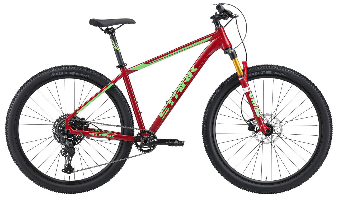 Горный велосипед Stark Armer 29.6 HD (2024) 22" Бордово-зеленый (185-195 см)