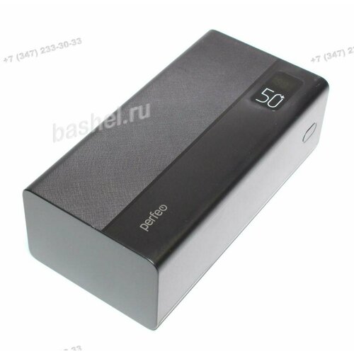 Внешний аккумулятор 50000mAh Perfeo MOUNTAINS Powerbank LED дисплейPD QC 30Type-C4 USBВыход 3A черный 15968₽