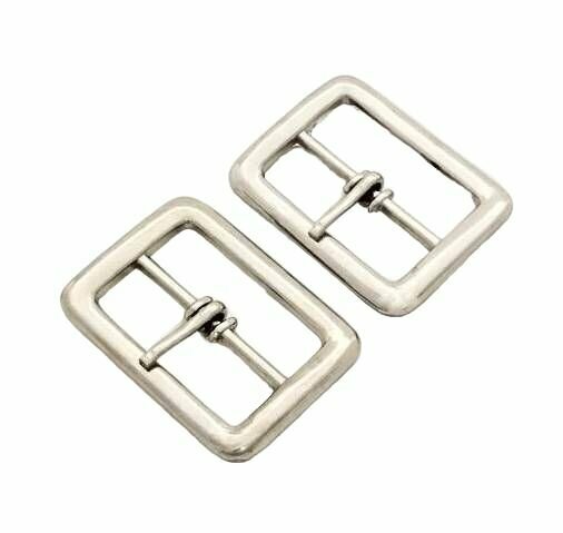 фото Пряжка поясная 30 мм металл никель, 2 шт