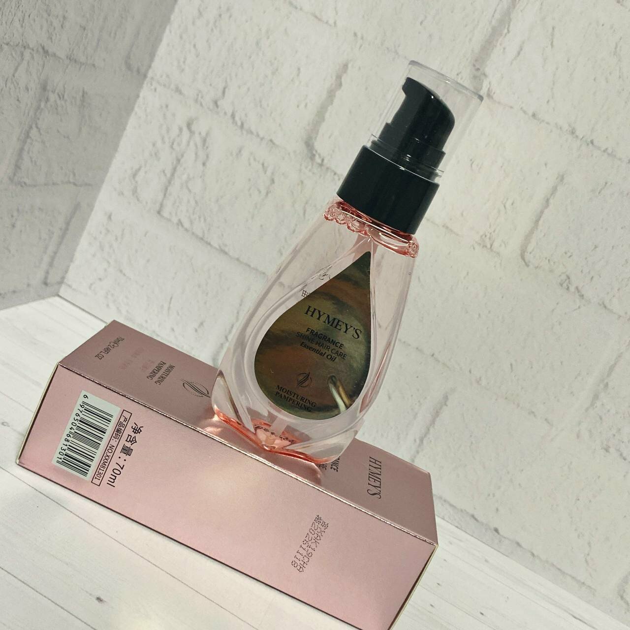 Восстанавливающее парфюмированное масло для волос HYMEYS с ароматом розы Fragrance Hair Oil
