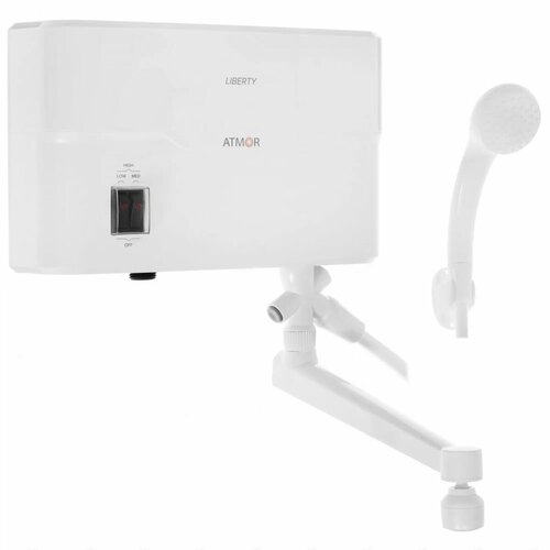 Водонагреватель проточный электрический совмещенный ATMOR Liberty Combi 5 кВт душ кран 469000₽