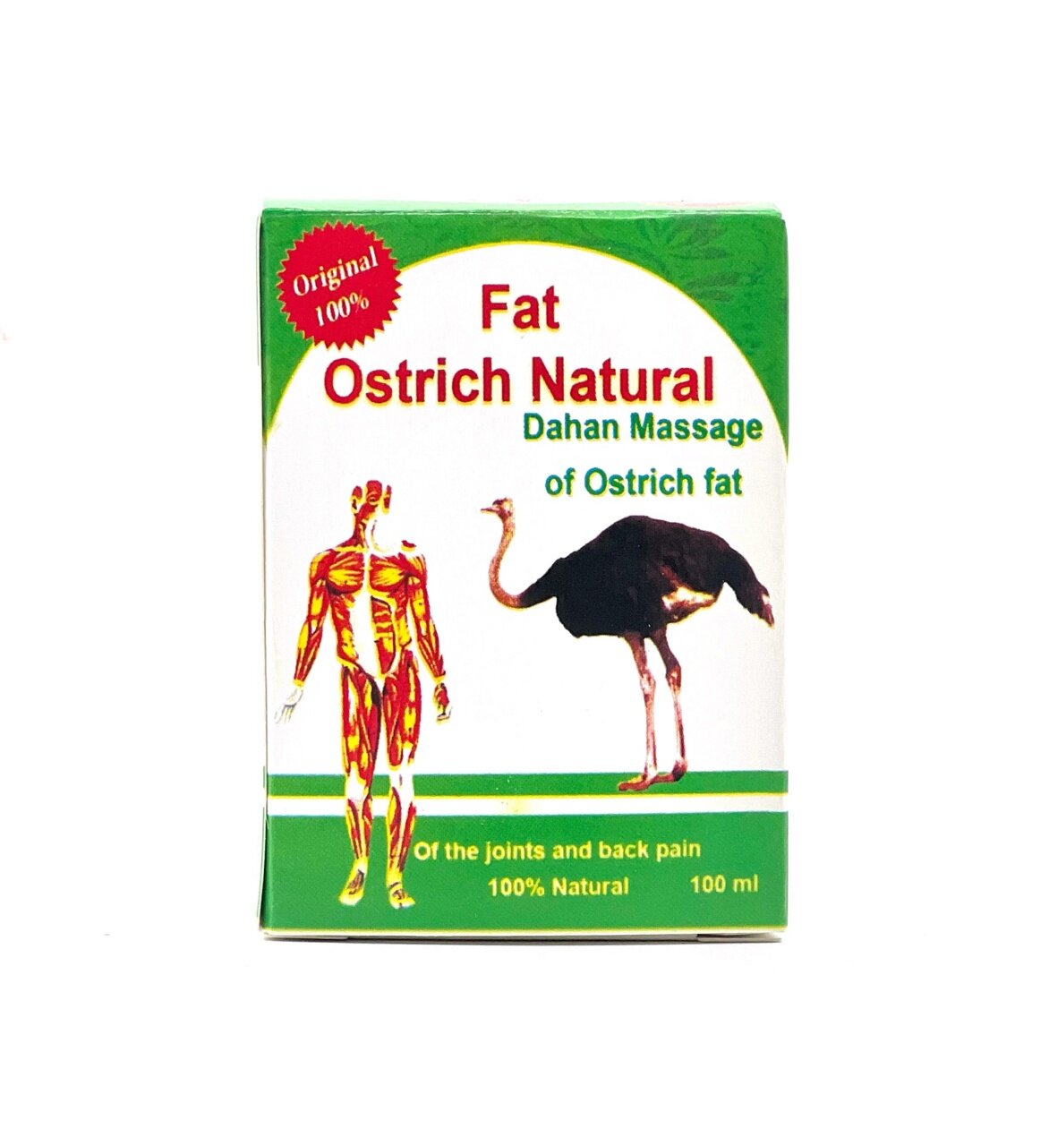 Мазь страусиная "Fat Ostrich Natural" 100 мл
