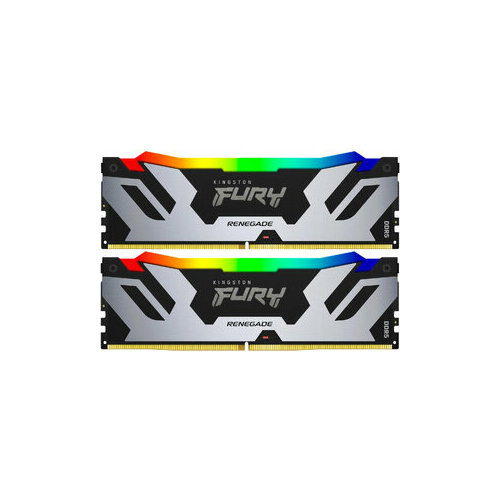 Оперативная память Kingston DDR5 96GB 6000MTs DDR5 CL32 DIMM Kit of 2 FURY Renegade RGB XMP 4792700₽