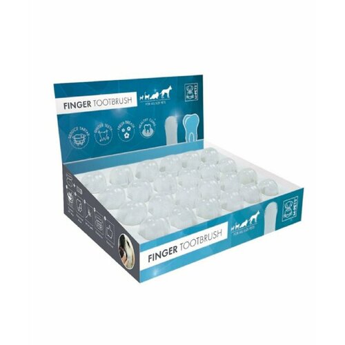M-PETS Зубная щетка-напальчник 2шт в упаковке 265₽