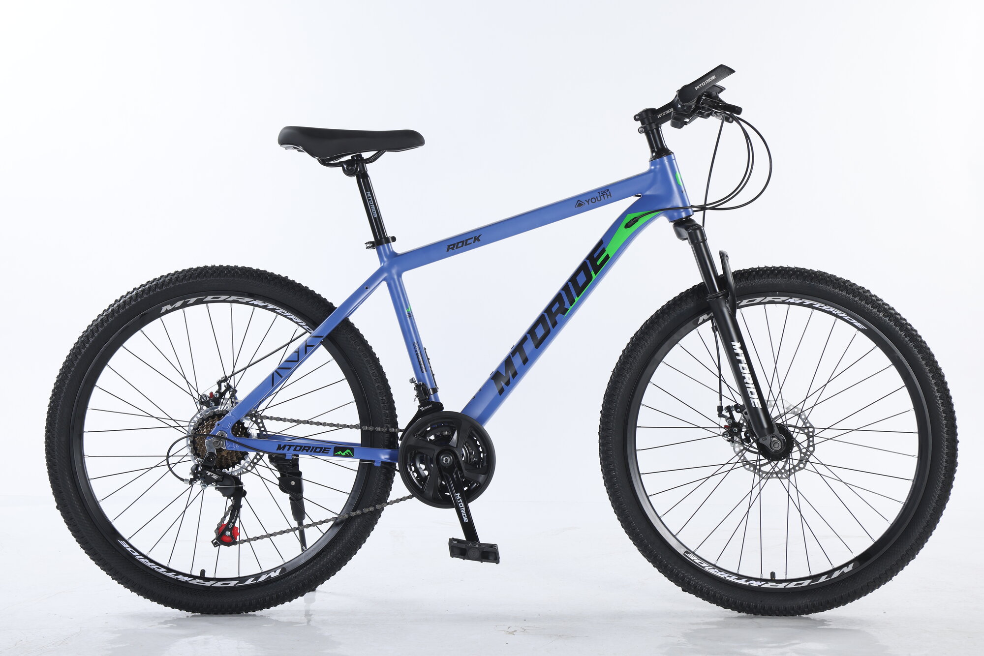 Велосипед Горный MTO Ride 29", 2023, 17", синий