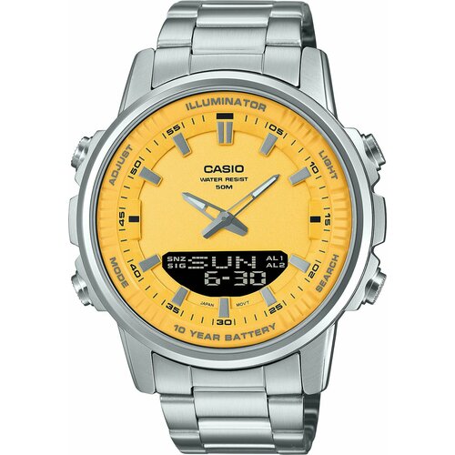 Наручные часы CASIO, серебряный наручные часы casio amw 880 1aef