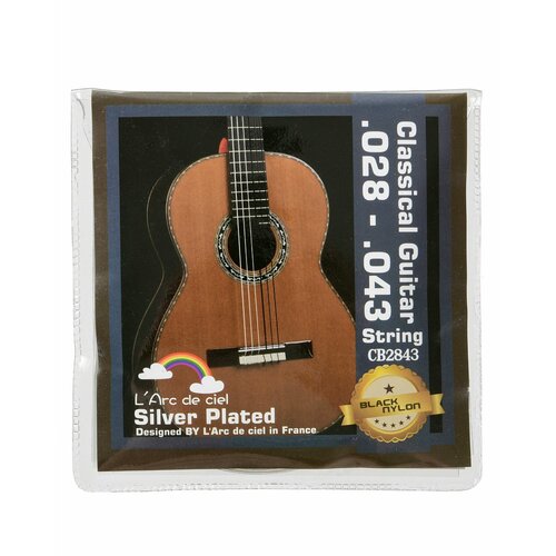 Струны для классических гитар L'ARC чёрные