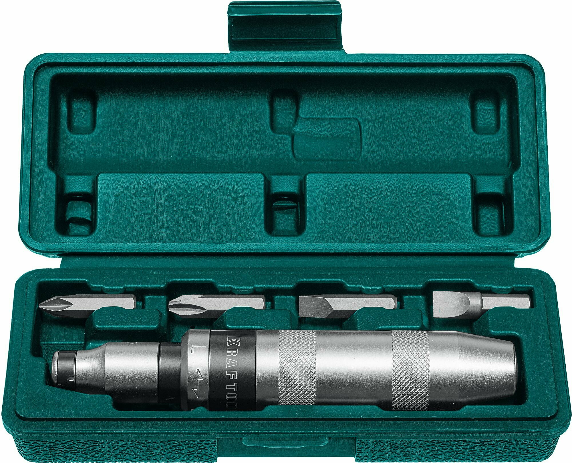 фото Ударно-поворотная отвертка ID-6 6 предметов KRAFTOOL 25555