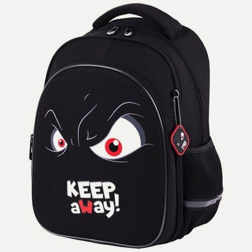 Изображение товара Рюкзак Brauberg OPTIMA, 2 отделения, с брелоком, "Keep away", светящийся, 36х27х18 см, 271361