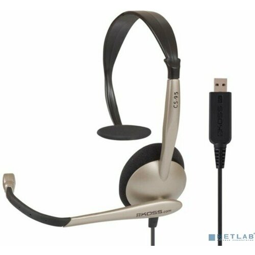 KOSS CS-95 USB Частотный диапазон 30 Гц - 16 кГц чувствительность 91 дБ сопротивление 32 Ом USB штекер 12240₽