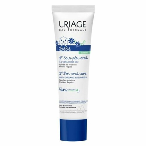 Крем Uriage Gamme Bebes Bebe 1st Soin Peri-Oral Care SOIN, Первый крем для кожи вокруг рта, 30 мл uriage первый восстанавливающий крем peri oral при раздражении контура рта 30 мл