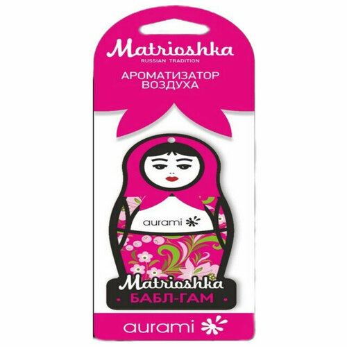 Ароматизатор aurami matrioshka бабл гам 599₽