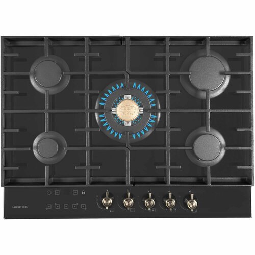 Встраиваемая газовая варочная поверхность HIBERG VM 7155 B 4606500₽