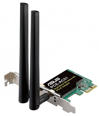 ASUS PCE-AC51, PCI-Express, 802.11ac Dual-band