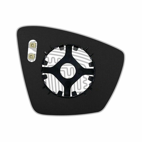 Зеркальный элемент левый SKODA Kodiaq I (16- ) асферика нейтральный с обогревом