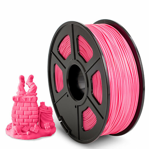 Филамент NVPRINT ABS Pink для 3D печати диаметр 175мм длина 330 метров масса 1 кг 1704₽