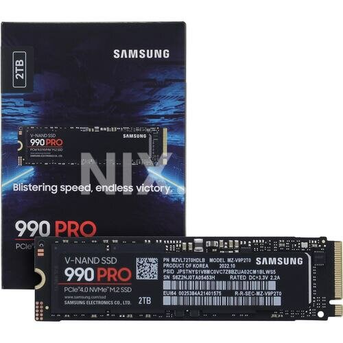 SSD Samsung 990 PRO 2 Тб MZ-V9P2T0BW