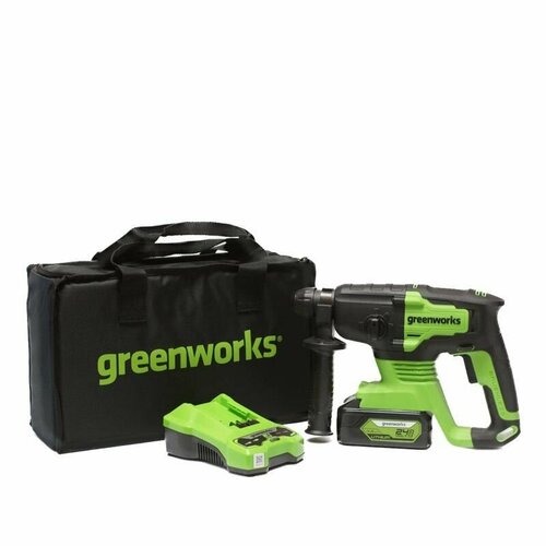 Аккумуляторный перфоратор Greenworks GD24SDS2 3803007UB 23990₽