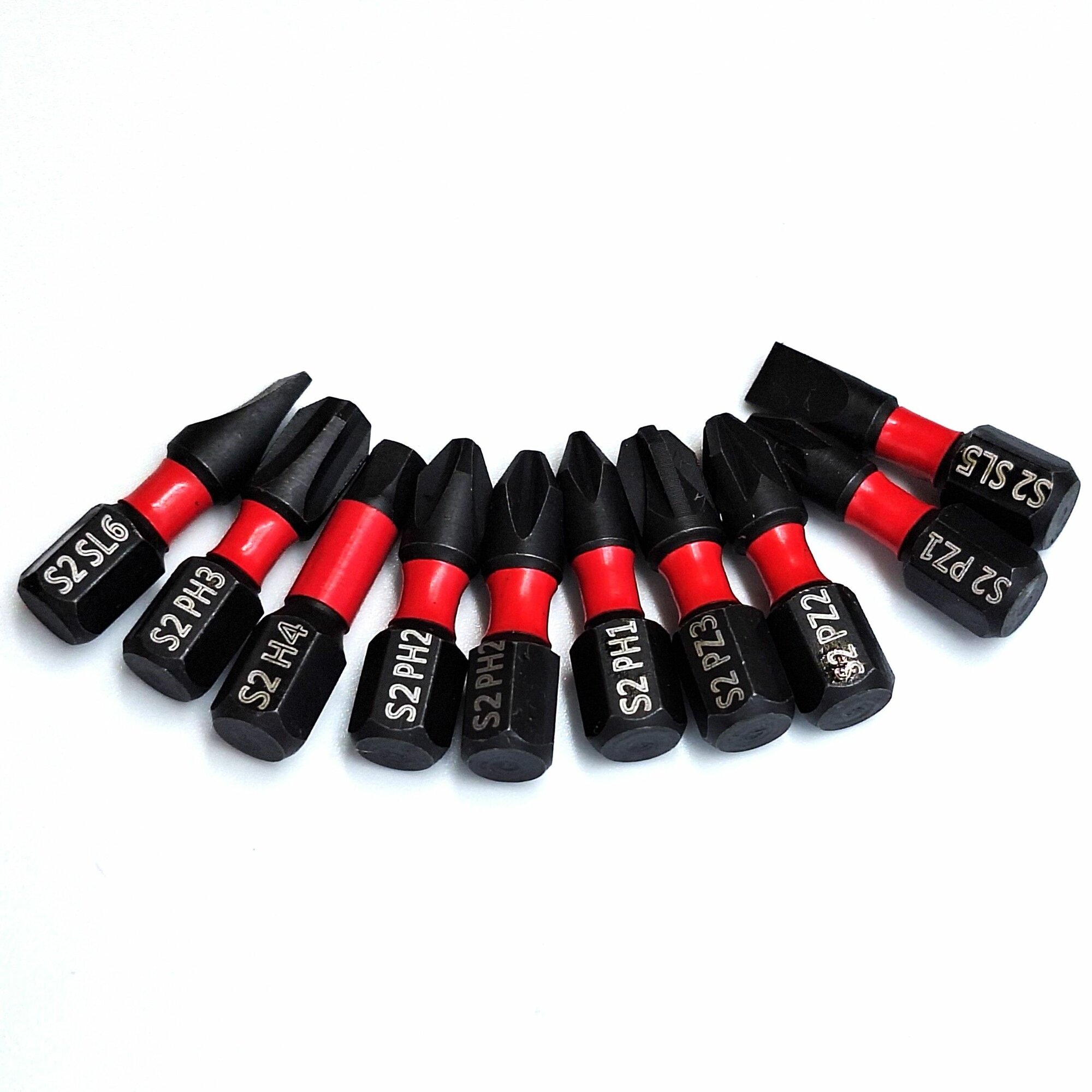 Набор бит торсионных магнитных STANDART 25 мм 10 штук MKSS