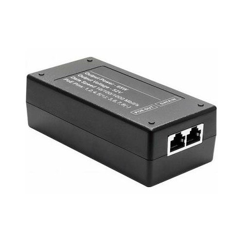 PoE-инжектор Gigabit Ethernet на 1 порт мощностью до 65W Совместим с оборудованием PoE IEEE 8023afatbt Мощность PoE на порт - до 65W Напряжение 2839₽