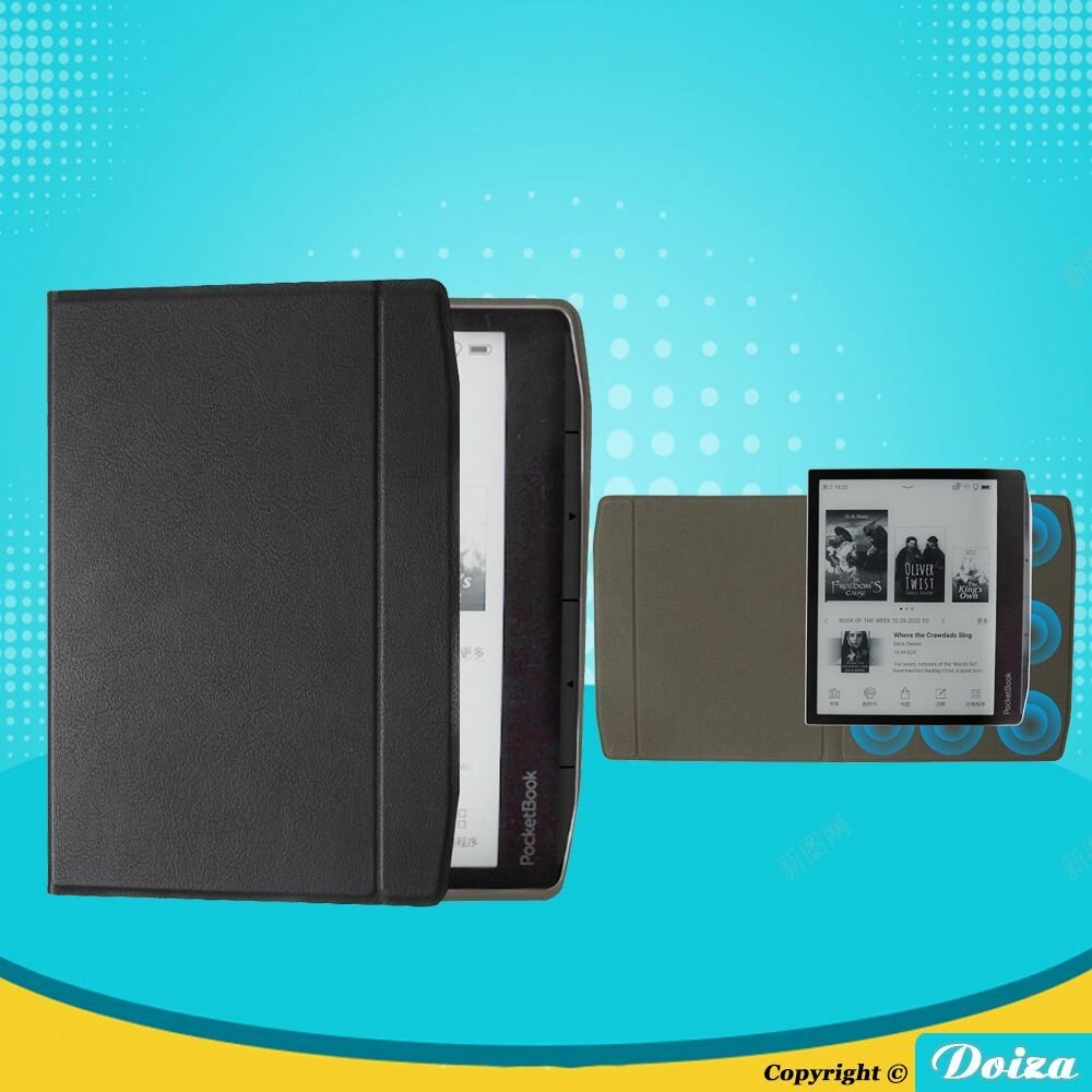 Чехол-обложка MyPads для электронной книги PocketBook Era 700, черный