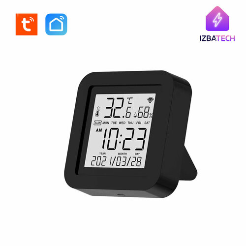 Умный датчик температуры влажности и универсальный ИК пульт с голосовым управлением c WiFi 5в1 для Умного дома с Алисой