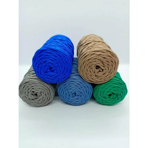 Шнур полиэфирный для вязания 3мм подарочный набор (№40)