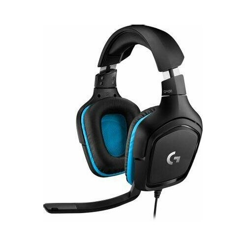 Наушники с микрофоном Logitech G431 981-000772 черный 9075₽