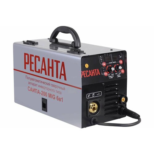 Сварочный полуавтомат Ресанта САИПА-200 5 в 1 MMA MIG MAG FLUX TIG 200 А ПВ - 70 2929400₽