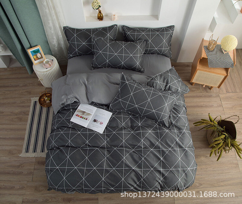 Постельное белье Sweet Dream Home Textile "Мечтайте очень сильно", хлопок, моющееся, 4 предмета