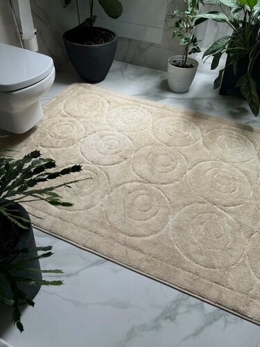 Изображение товара Коврик Natali's Carpets на пол для ванной и туалета 80х120 см Турция