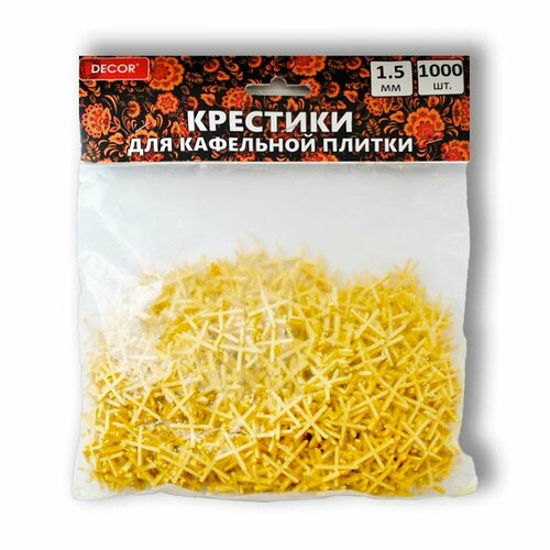 фото Decor крестики для плитки decor 1,5 мм 1000 шт