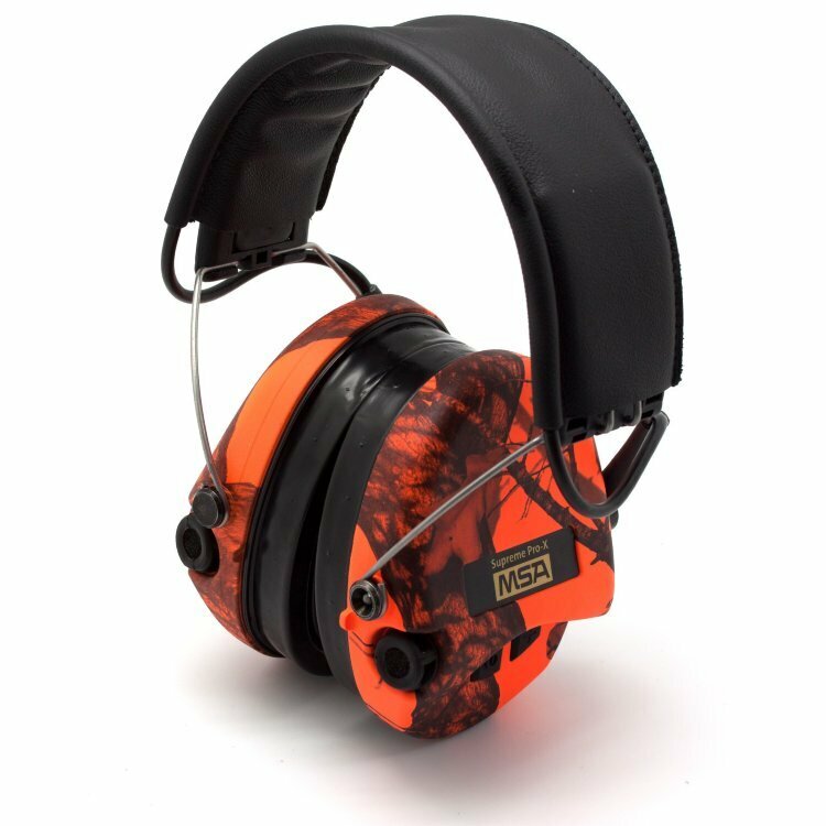Активные наушники MSA Sordin Supreme Pro X LED влагозащитные (оранжевые)