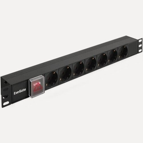 Изображение товара Блок розеток Exegate ServerPro PDU-19H703 Al-7S-C20-SW (EX280838RUS)