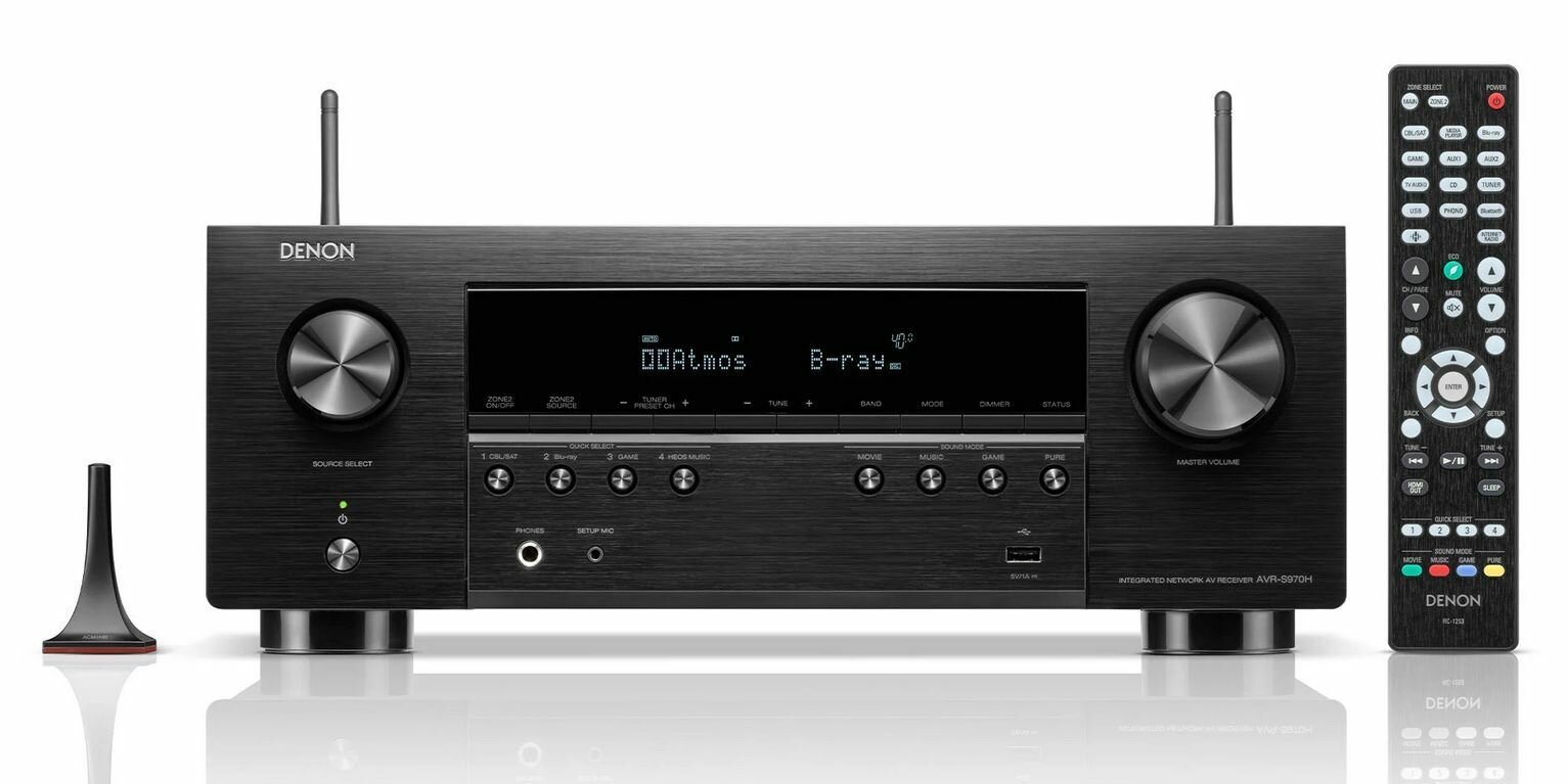 AV ресивер DENON AVR-S970H black