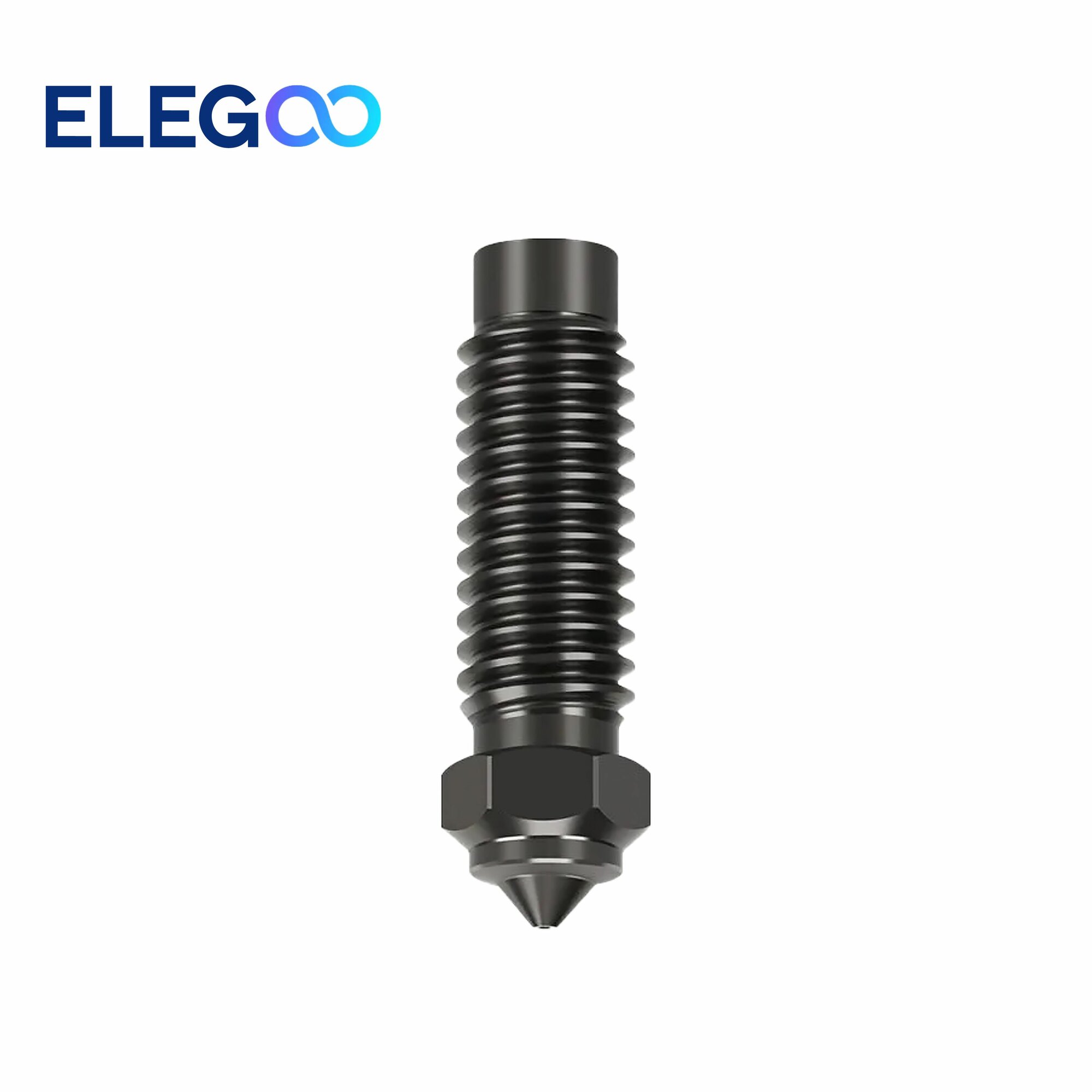 Оригинальное сопло из закалённой стали 0.4 мм для 3D принтера Elegoo Neptune 4 Plus / Neptune 4 Max — фото 1