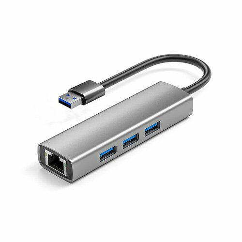Сетевая карта USB 32 Gen1 USB-хаб на 3 порта ORIENT JK-340N 1822₽