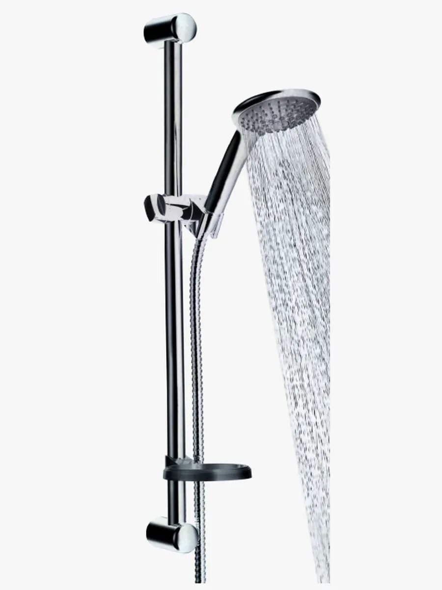 Душевой гарнитур Diadonna, нержавеющая сталь с хромированным покрытием — фото 1