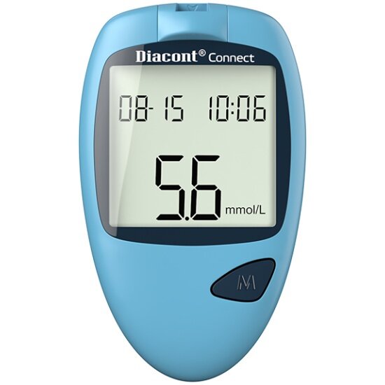 Картинки Глюкометр Diacont Connect с подключением по Bluetooth