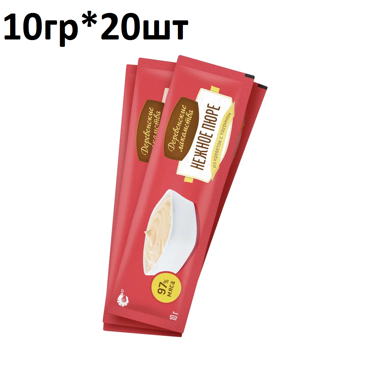 Деревенские лакомства для кошек Филе тунца нежное 10г (20штук)