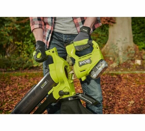 Изображение Ryobi 18В Садовый пылесос-воздуходувка RY18BVXA-0 5133005546